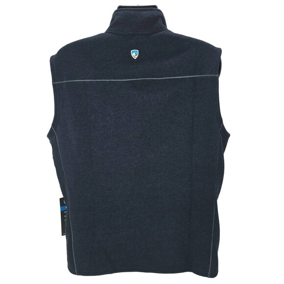 Kuhl Interceptr Vest Mens XXL Blue Fleece Lined Full Zip Hiking Pockets 2XL NEW - Picture 2 of 12
